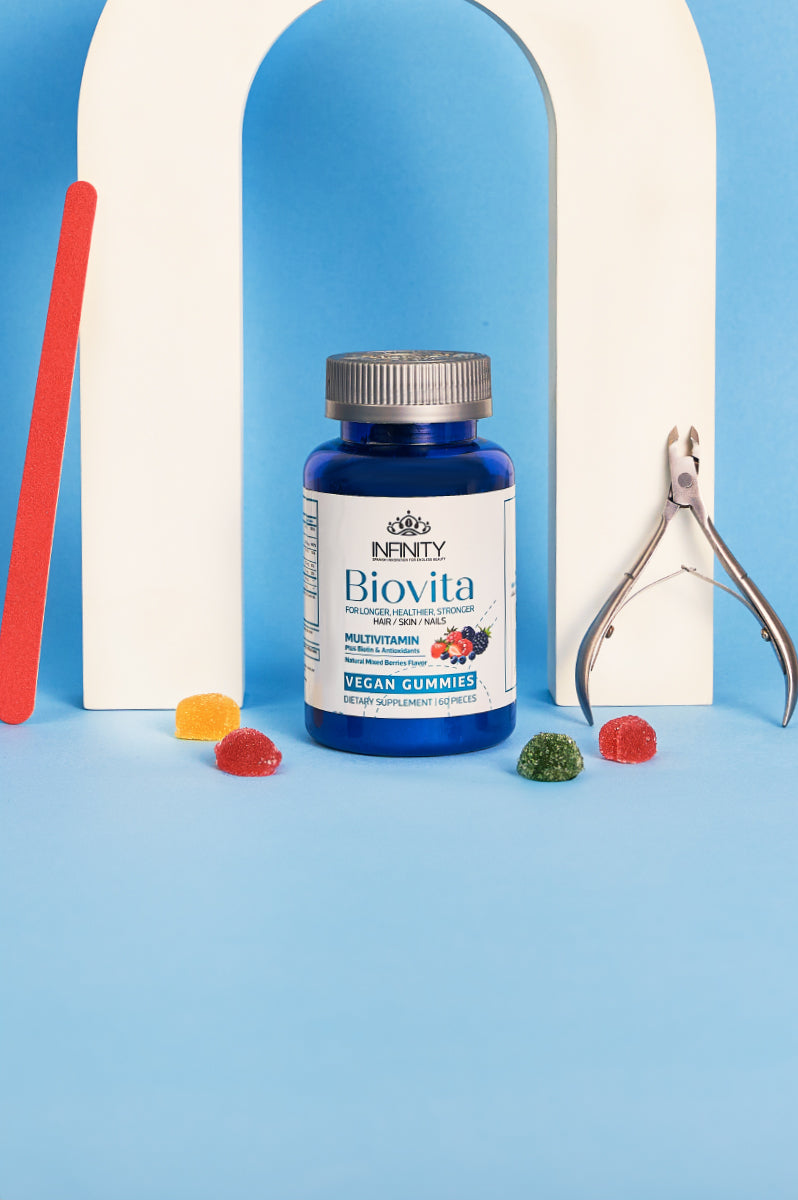 Biovita Multivitamin 60 gummies for nails, skin, & hair Infinity