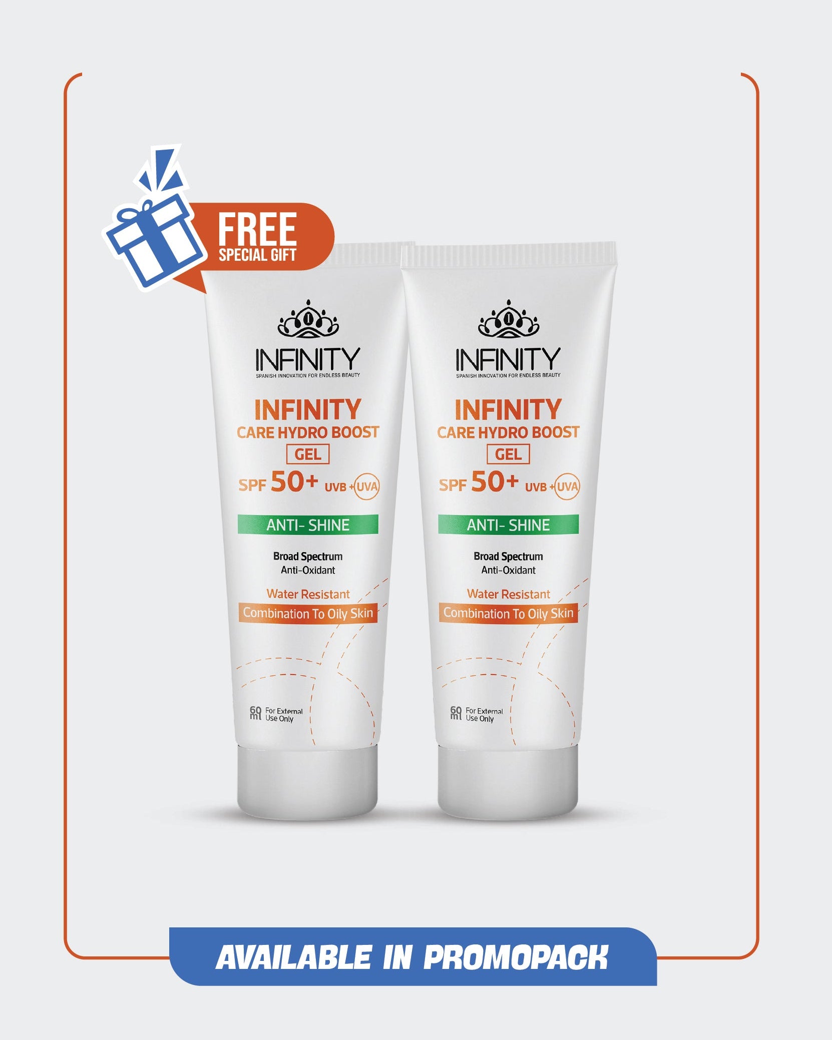Hydro boost Gel SPF50+ - Promopack