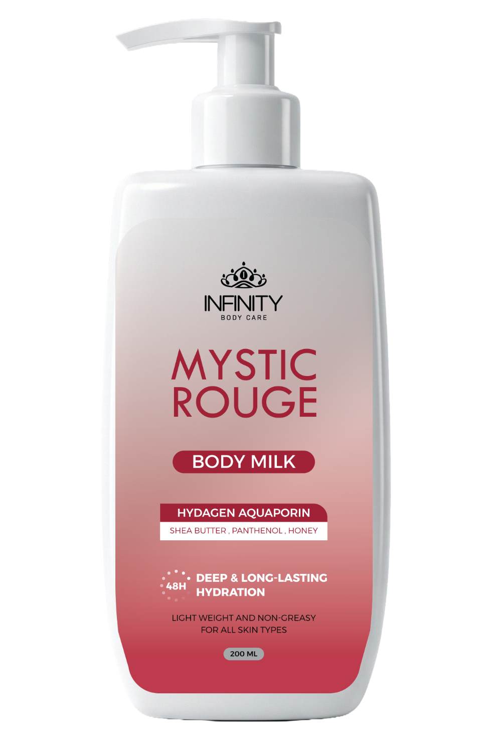 Body Milk Hydagen Mystic Rouge