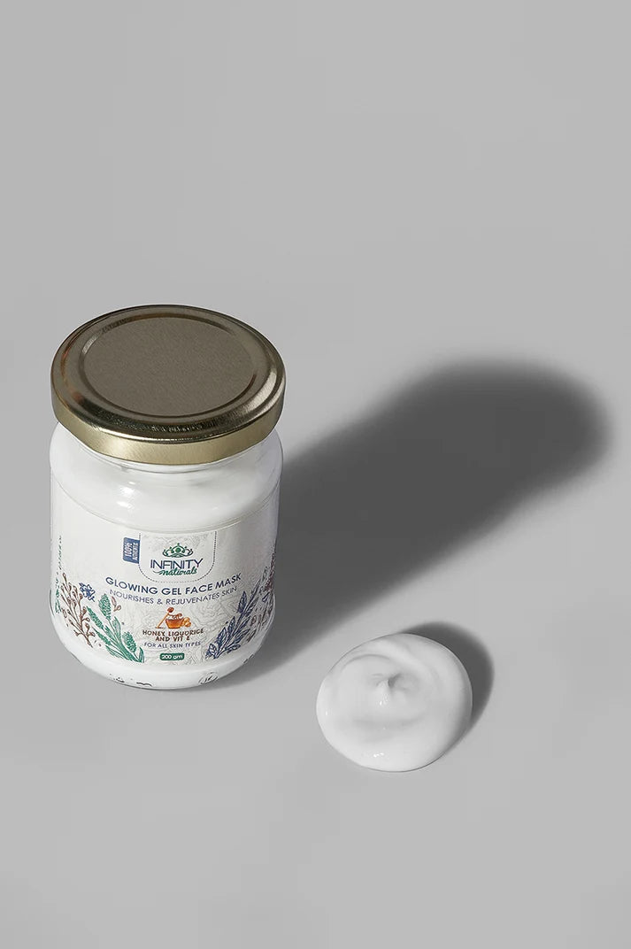 انفنتي ماسك للبشرة الجافة والعادية , Glowing face mask
