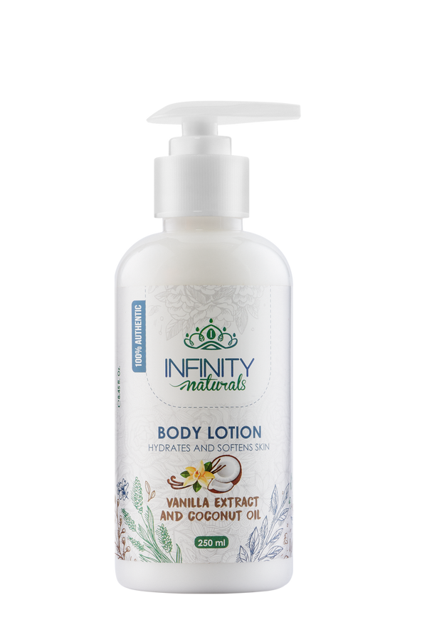 Infinity Naturals Body Lotion Vanilla Extract & Coconut oil – Infinity ...