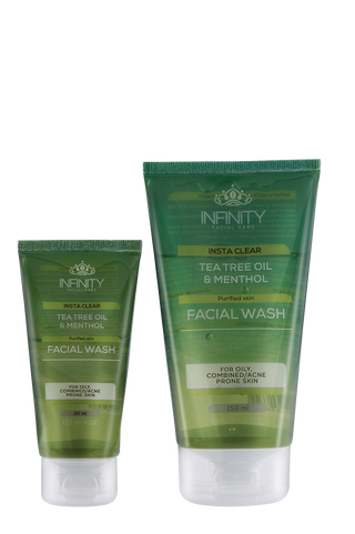 Infinity Facial Care Insta Clear Facial Wash - Promopack