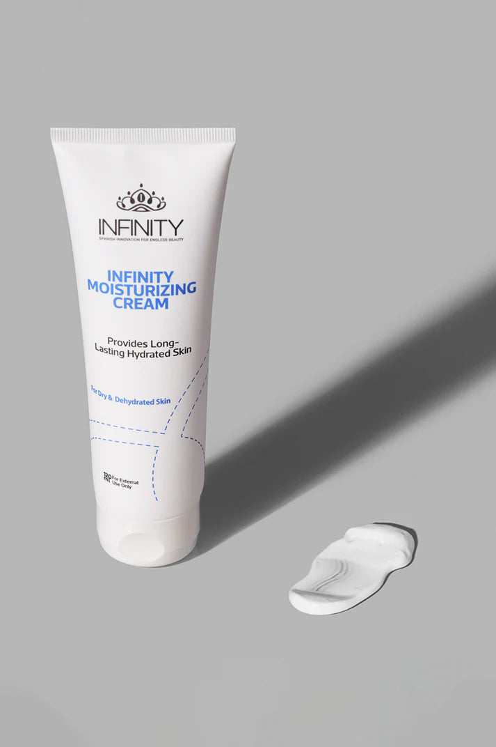 Moisturizing face cream smooth application on skin