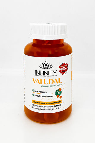 Valudal - 60 gummies for vitamin D deficiency