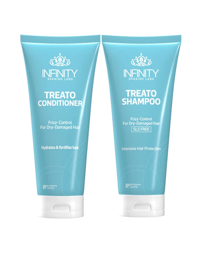 انفنتي تريتو شامبو وبلسم , infinity treato shampoo and conditioner
