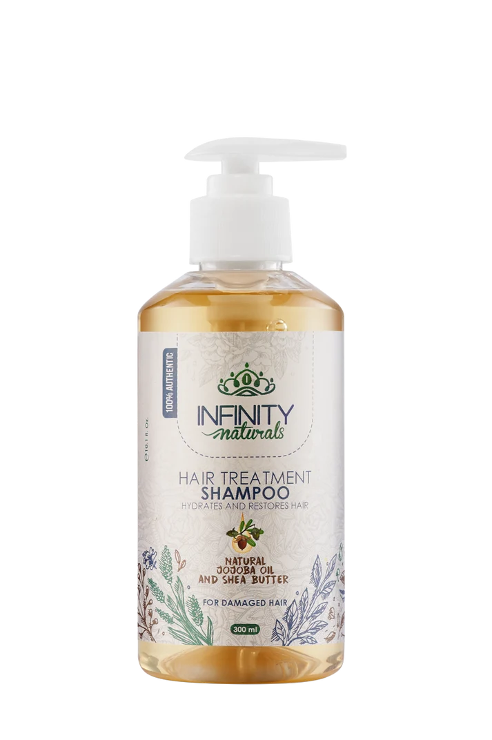 انفنتي شامبو للشعر الجاف والمتقصف , infinity shampoo Jojoba Oil & Shea Butter 
