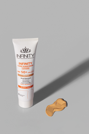 صن بلوك انفنتي تنتد لوشن, infinity tinted sunscreen

