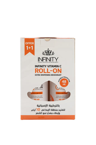 Infinity Vitamin C Roll-On Extra Whitening Deodorant - Promopack