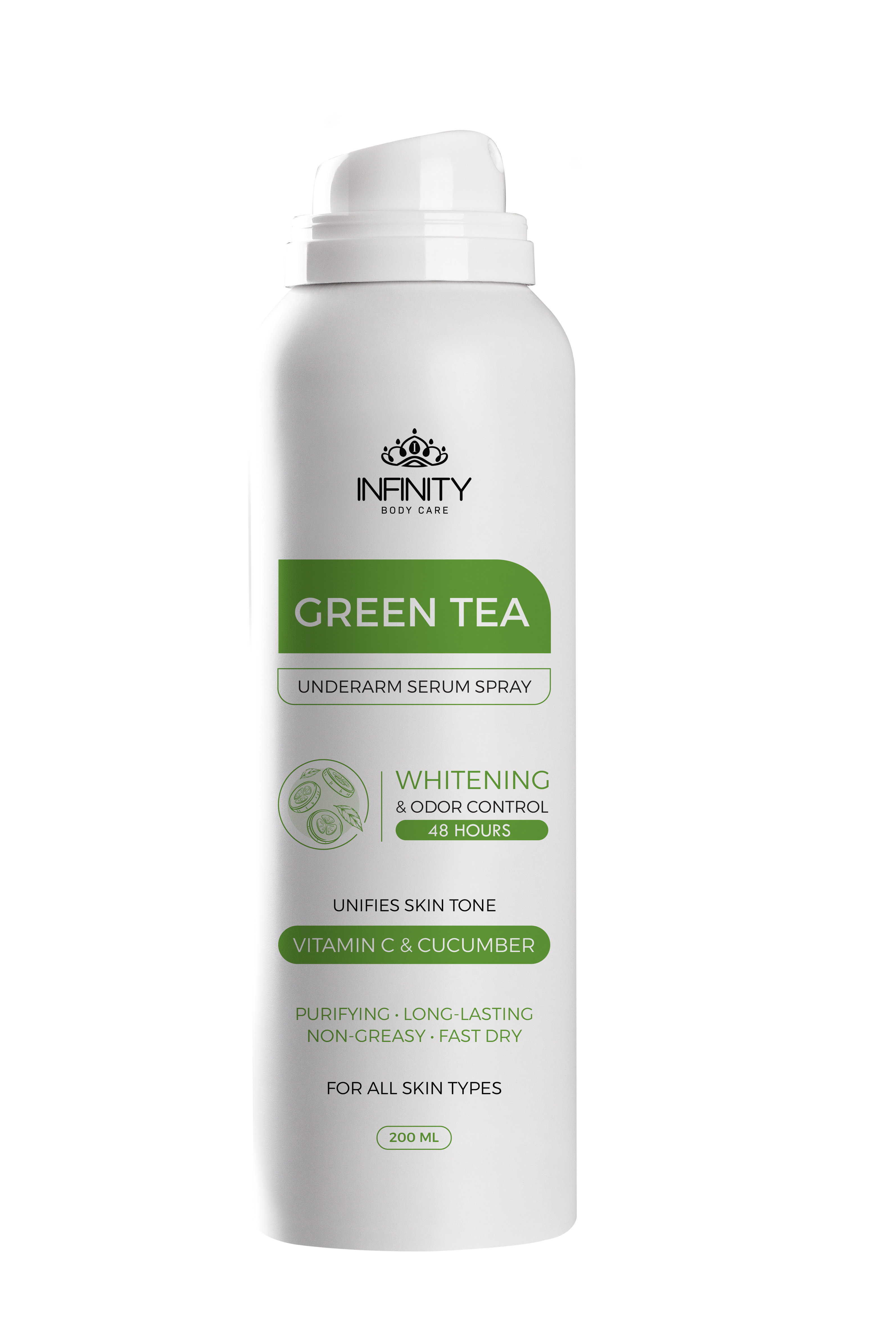 Underarm Serum Spray Cucumber - Green Tea